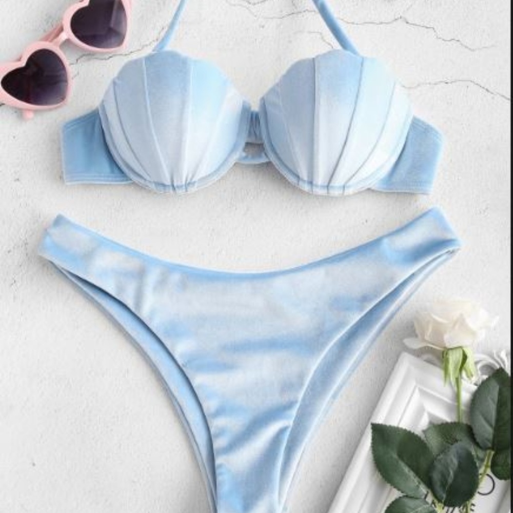 Shell Velvet Mermaid Bikini Set-Sold Out Online!